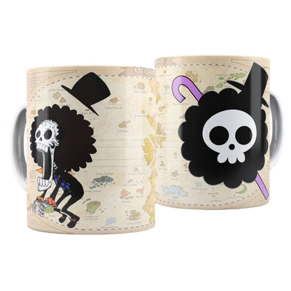 Caneca de Porcelana One Piece Mugiwaras