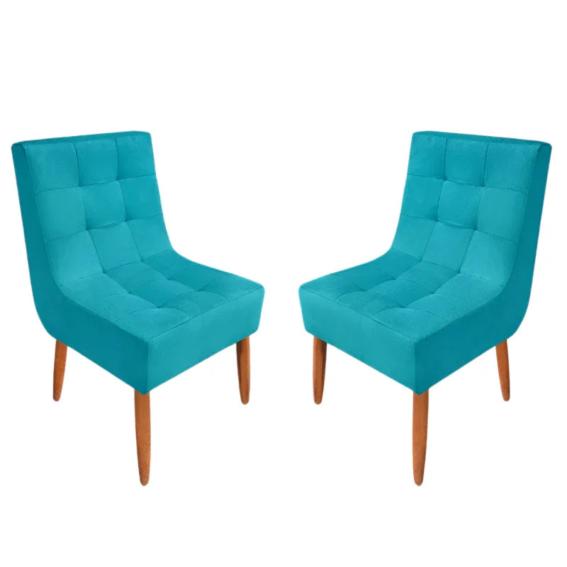 Kit Cadeira Estofada Decorativa