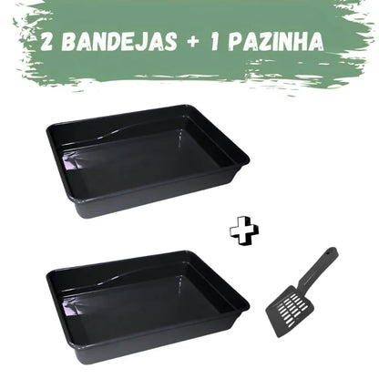 Kit 2 Caixas de Areia mais 1 Pazinha