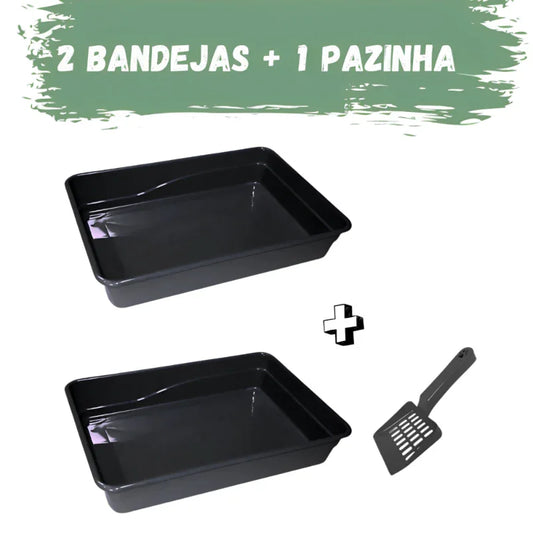 Kit 2 Caixas de Areia mais 1 Pazinha