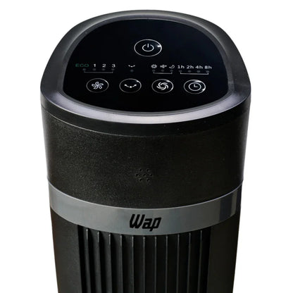 Ventilador de Torre Oscilante Vertical, Silencioso, com Controle Remoto e 4 Ajustes de Velocidade 220V