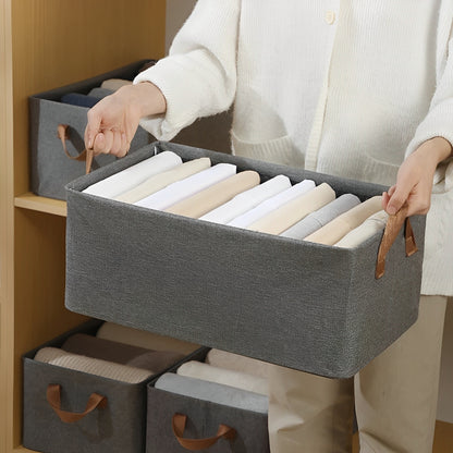 Kit 4 Cestos Dobráveis para Guarda-Roupa ou Armários