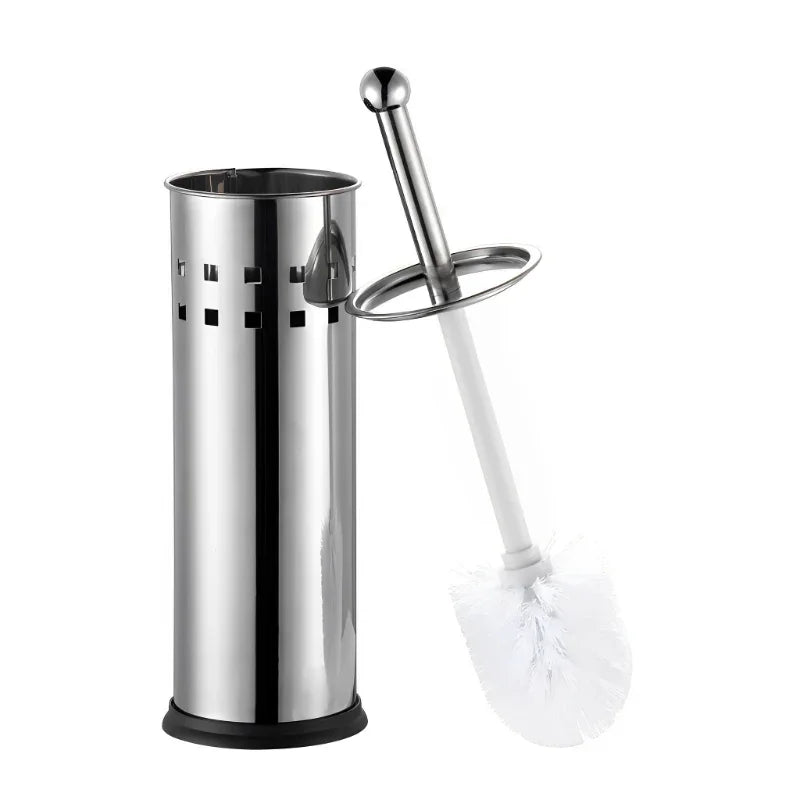 Escova Sanitária com Cerdas Flexíveis e Suporte em Inox