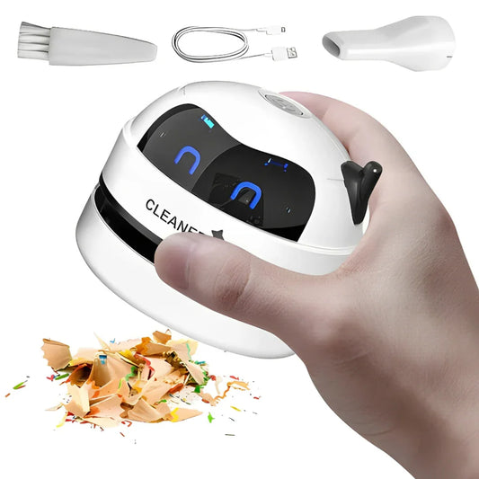 Mini Aspirador de Mesa, Limpeza Eficiente para Seu Teclado e Ambientes Compactos