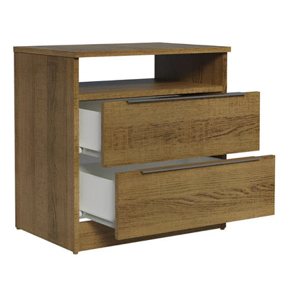 Mesa de Cabeceira com 2 Gavetas