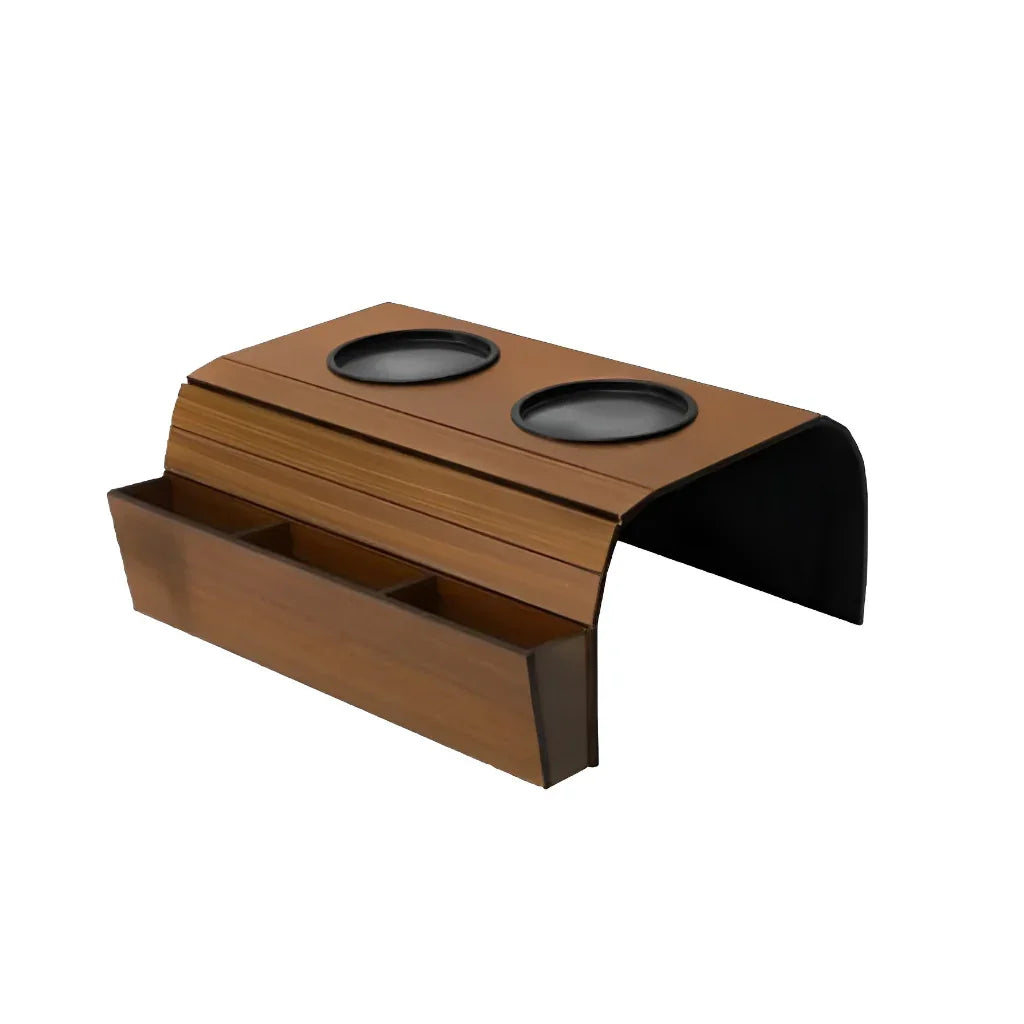 Suporte com Porta Copos e Controle para Sofá