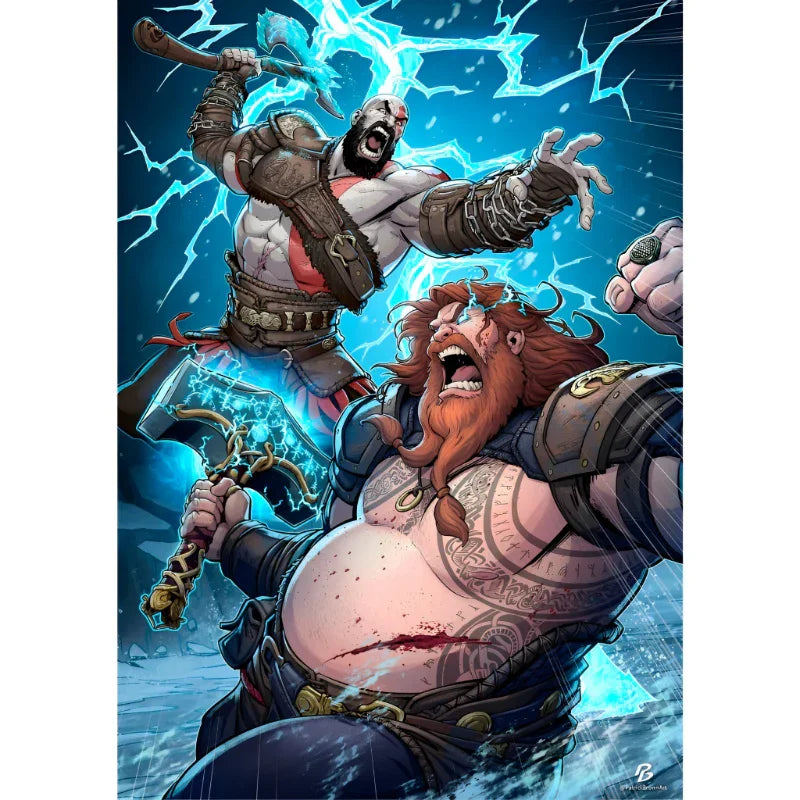 Quadro Decorativo God of War