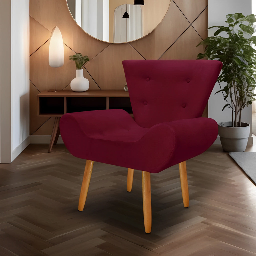 Poltrona Decorativa Emília para Consultório e Escritório