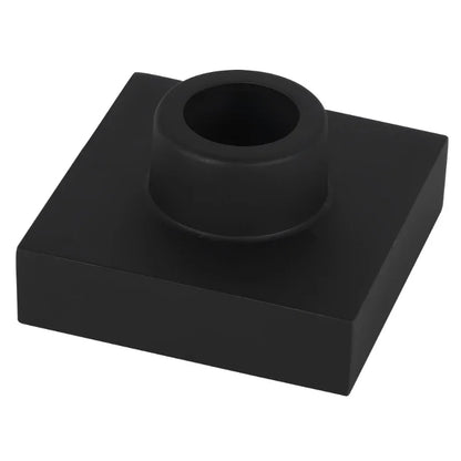 Acabamento Quadrado Preto em Metal