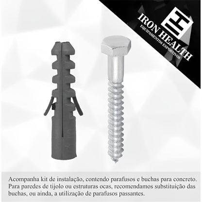 Paralela Abdominal e Tríceps com Encosto