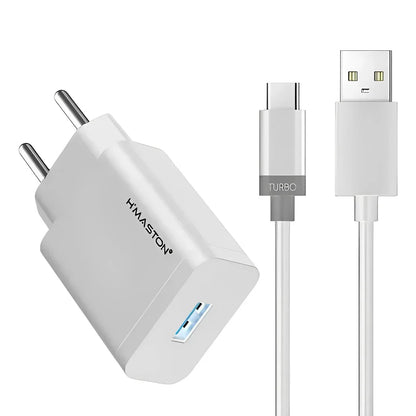 Carregador Turbo 6A 30w H'maston Y59 para iPhone e Android