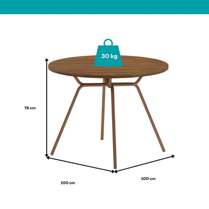 Conjunto Sala de Jantar 4 Cadeiras San Francisco Carraro