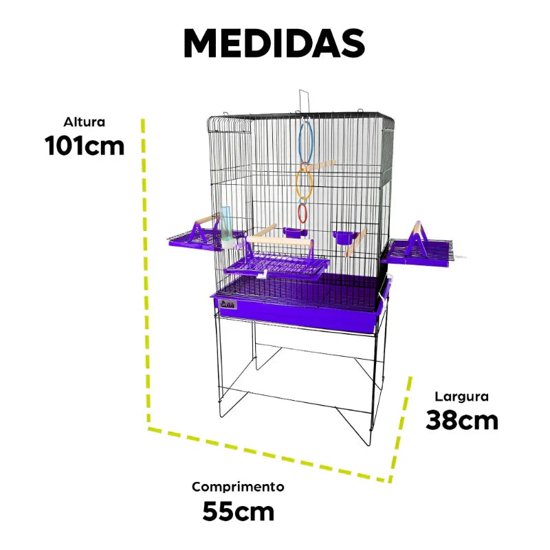 Viveiro para Pássaros Confort Triplex