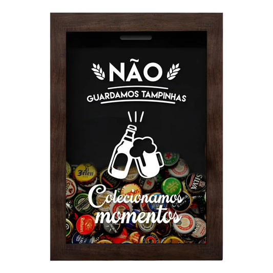 Quadro Decorativo Porta Tampinhas