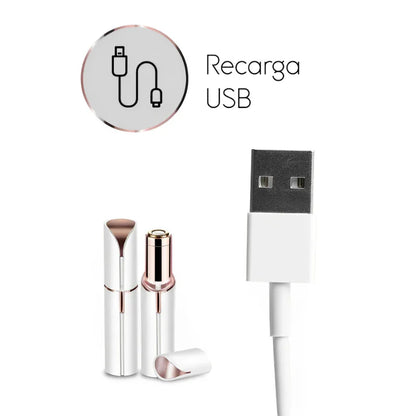 Depilador Elétrico Portátil e Recarregável