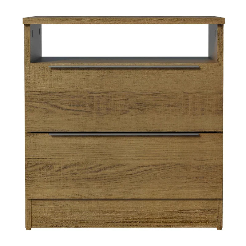 Mesa de Cabeceira com 2 Gavetas